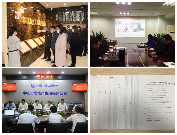 公司各党支部组织开展11月主题党日活动