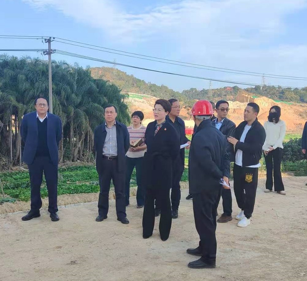 闽侯县委副书记、荆溪小城镇指挥部指挥长赵春荣一行到EPC项目调研